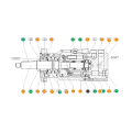 Motor hidráulico de pistão axial série Rexroth A10F A10FP A10FP18-31W-TCS22D A10FP18-52W-SCS64-SO940